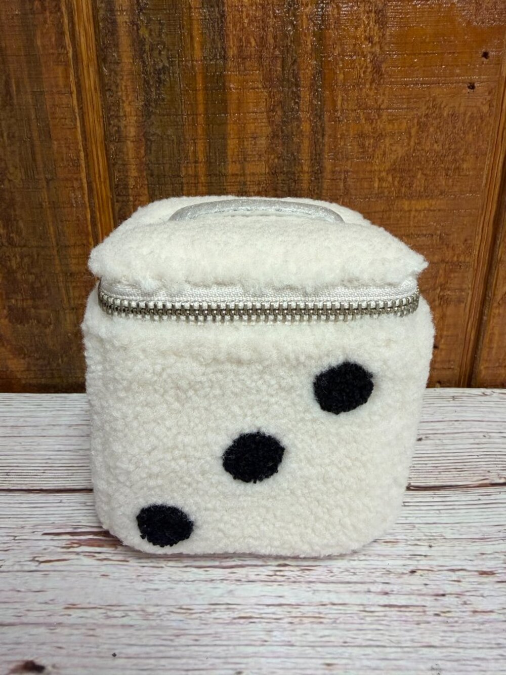 Marc Jacobs Women’s Teddy Fuzzy Dice Vanity Crossbody Bag